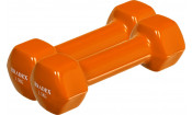 Набор гантелей обрезиненных по 1,5 кг, оранжевые, 2шт Набор гантелей обрезиненных по 1,5 кг, оранжевые, 2шт