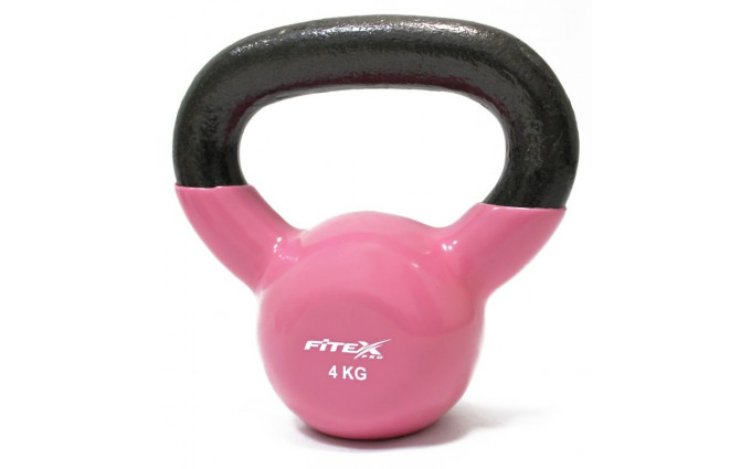 Гиря в виниловой оболочке 4 кг FITEX PRO Гиря в виниловой оболочке 4 кг FITEX PRO
